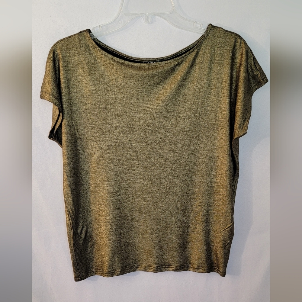 Ralph Lauren Metallic Gold Top Size M